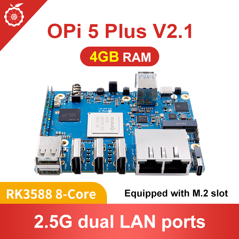 Orange Pi 5 Plus 32Gb - Orange Pi 5 Plus 4GB V2.1