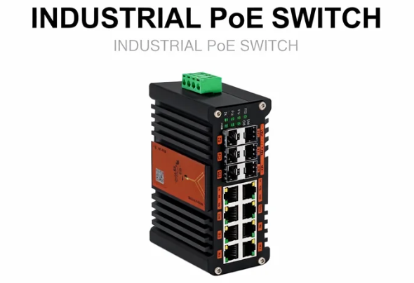 Managed Gigabit Poe Switch 8 Port 802.3At - Industrieller L2+ verwalteter PoE-Switch 8Port 10G